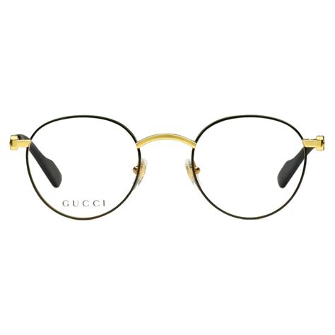 gold plated black gucci eyeglasses rf3118xzem|Women's Designer Optical Frames .